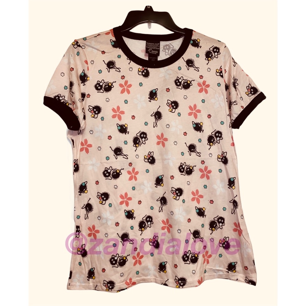 Studio Ghibli Spirited Away Soot Tee Juniors L